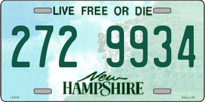 NH license plate 2729934