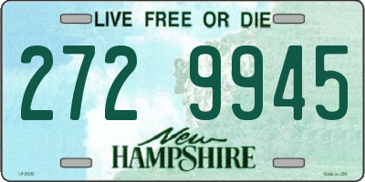 NH license plate 2729945