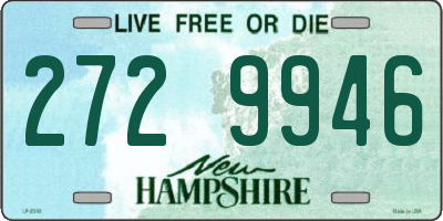 NH license plate 2729946