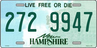 NH license plate 2729947