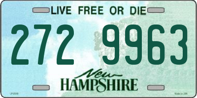 NH license plate 2729963