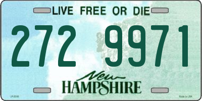 NH license plate 2729971