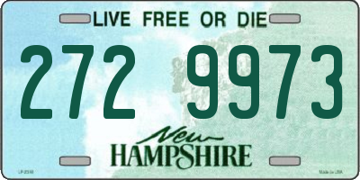 NH license plate 2729973