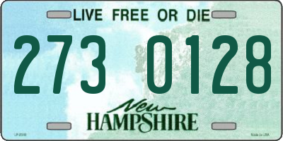NH license plate 2730128