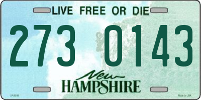 NH license plate 2730143
