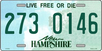 NH license plate 2730146