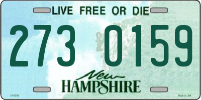 NH license plate 2730159