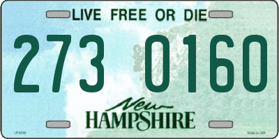 NH license plate 2730160