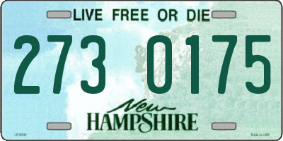 NH license plate 2730175