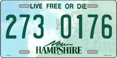 NH license plate 2730176