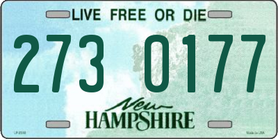 NH license plate 2730177