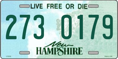NH license plate 2730179