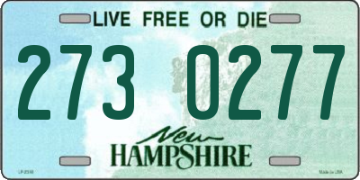 NH license plate 2730277