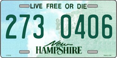 NH license plate 2730406