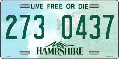 NH license plate 2730437