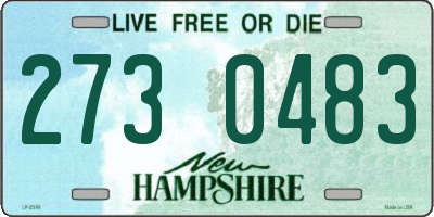 NH license plate 2730483