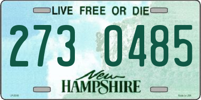 NH license plate 2730485