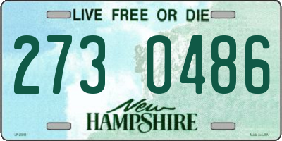 NH license plate 2730486