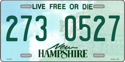 NH license plate 2730527