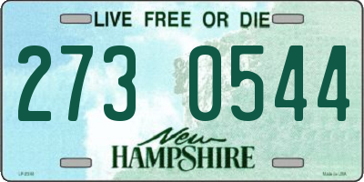 NH license plate 2730544