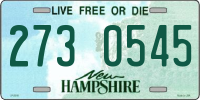 NH license plate 2730545