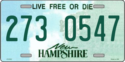 NH license plate 2730547