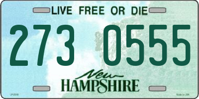 NH license plate 2730555