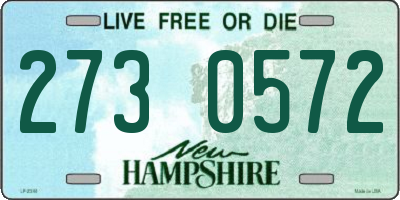 NH license plate 2730572