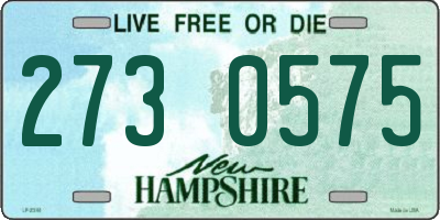 NH license plate 2730575