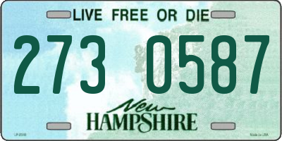 NH license plate 2730587