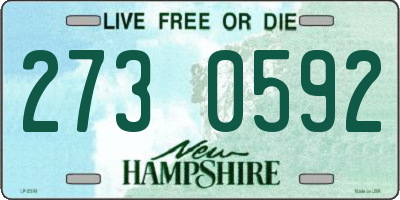 NH license plate 2730592