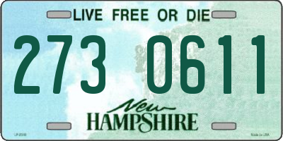 NH license plate 2730611