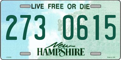 NH license plate 2730615