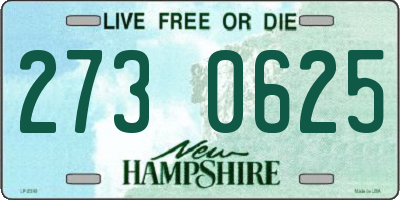 NH license plate 2730625