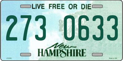 NH license plate 2730633
