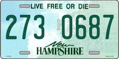 NH license plate 2730687