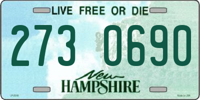 NH license plate 2730690