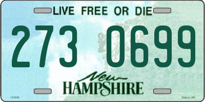 NH license plate 2730699