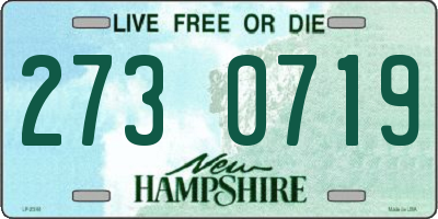 NH license plate 2730719