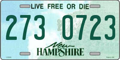 NH license plate 2730723