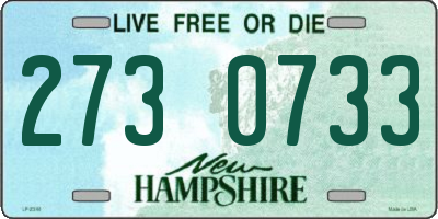 NH license plate 2730733