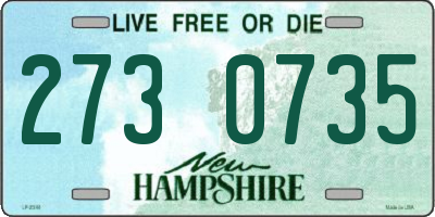 NH license plate 2730735