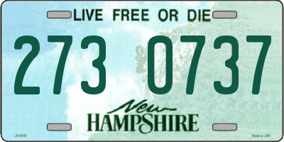 NH license plate 2730737