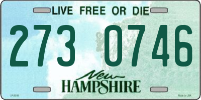 NH license plate 2730746