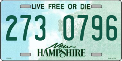 NH license plate 2730796