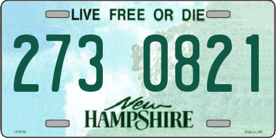 NH license plate 2730821