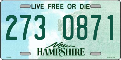 NH license plate 2730871