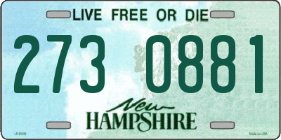 NH license plate 2730881