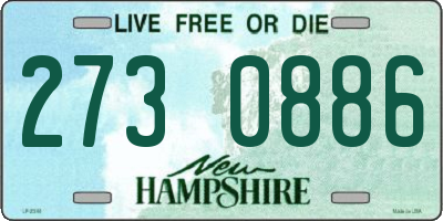 NH license plate 2730886