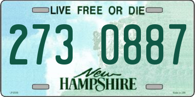 NH license plate 2730887